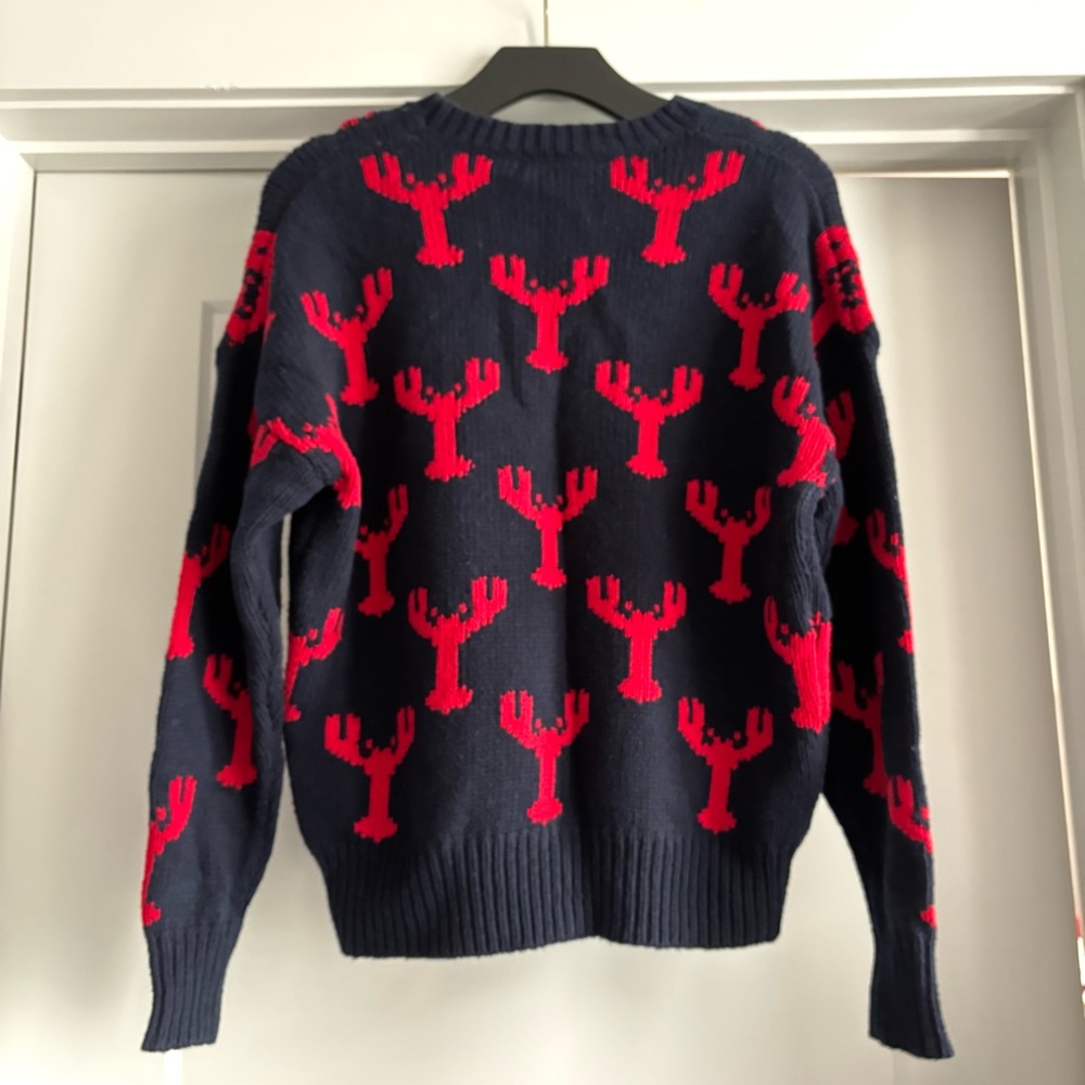 NWT Vineyard Vines Lobster Fair Isle Crewneck Sweater XS - Picture 2 of 3